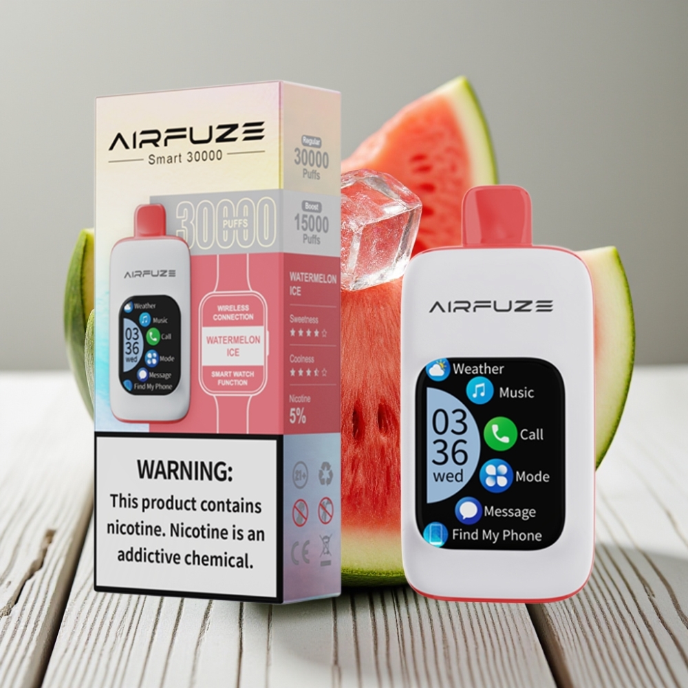 AirFuze Smart 30000 Puffs Disposable Pod Karpuz Buzu 5 Nikotin 900mAh Type-C