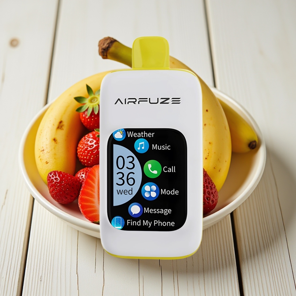 AirFuze Smart Pro 40000 Puffs Çilek Muz 20ML 900mAh 3 Mod