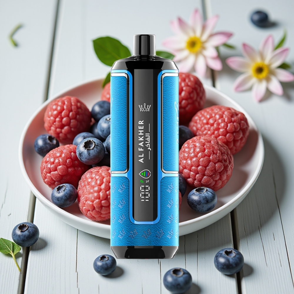 Al Fakher Crown Bar 15K Hypermax Tek Kullanımlık Vape Kit - Yaban Mersini Sakızı 22ml 15000 Puf