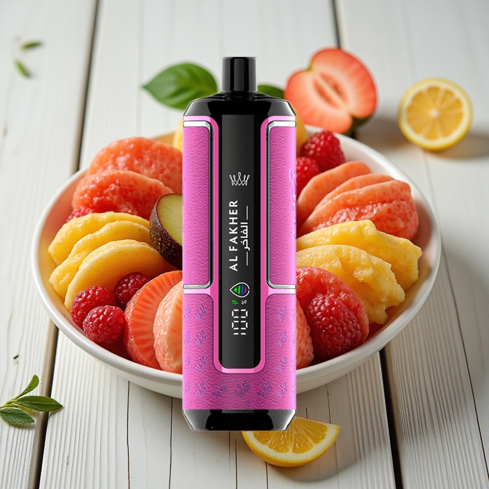 Al Fakher Crown Bar 15K Hypermax Tek Kullanımlık Vape Kit Luch Buz 22ml 600mAh 15000 Puff
