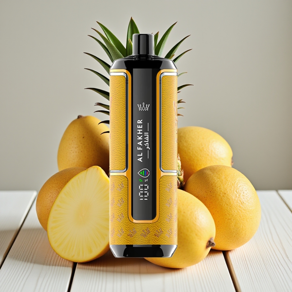 Al Fakher Crown Bar 15K Hypermax Tek Kullanımlık Vape Kit Mango Ananas – 22ml 600mAh 15K Puf