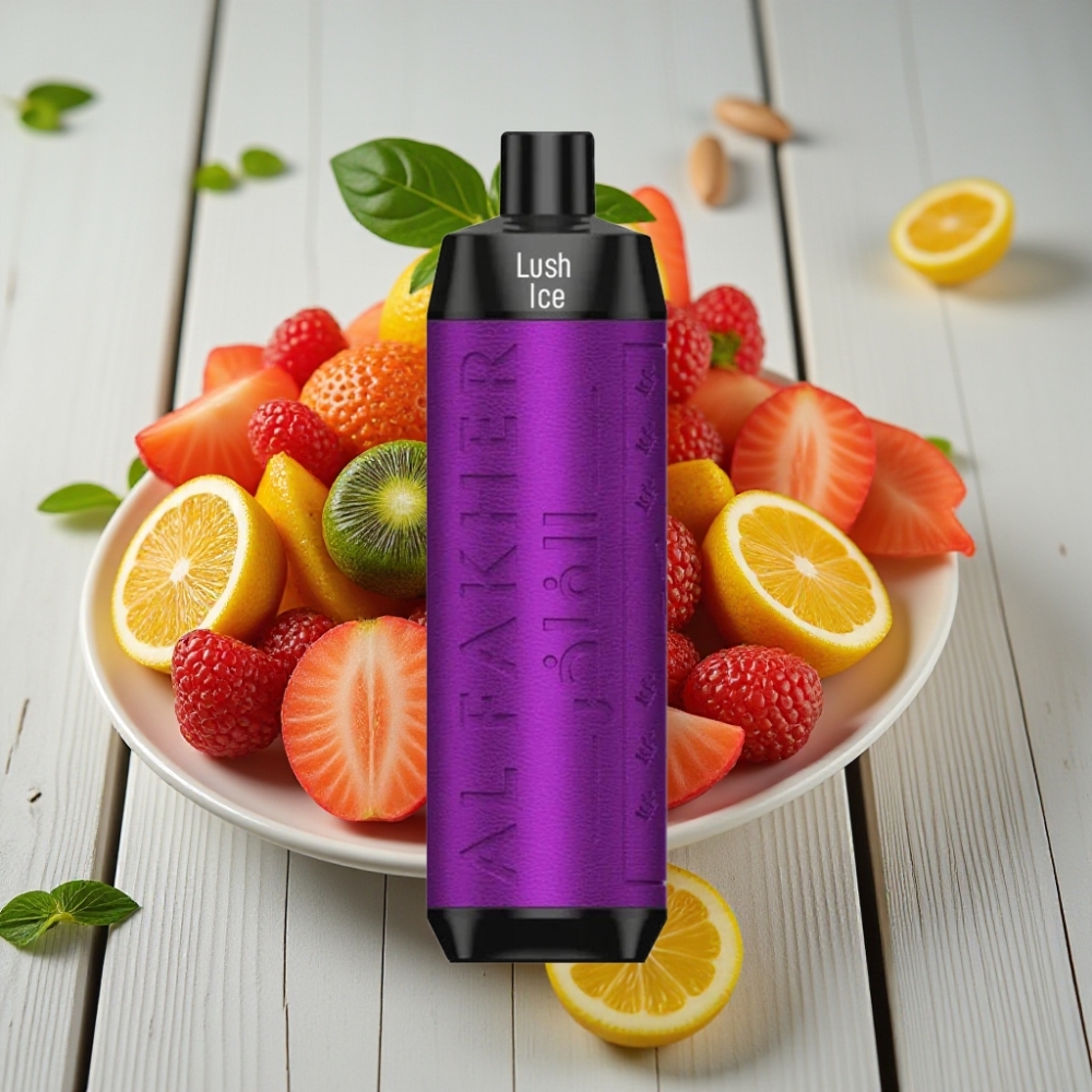 Al Fakher Crown Bar 8000 Crystal Tek Kullanımlık Vape Buzlu Yeşillik – 18ml 5mg 8000 Puff