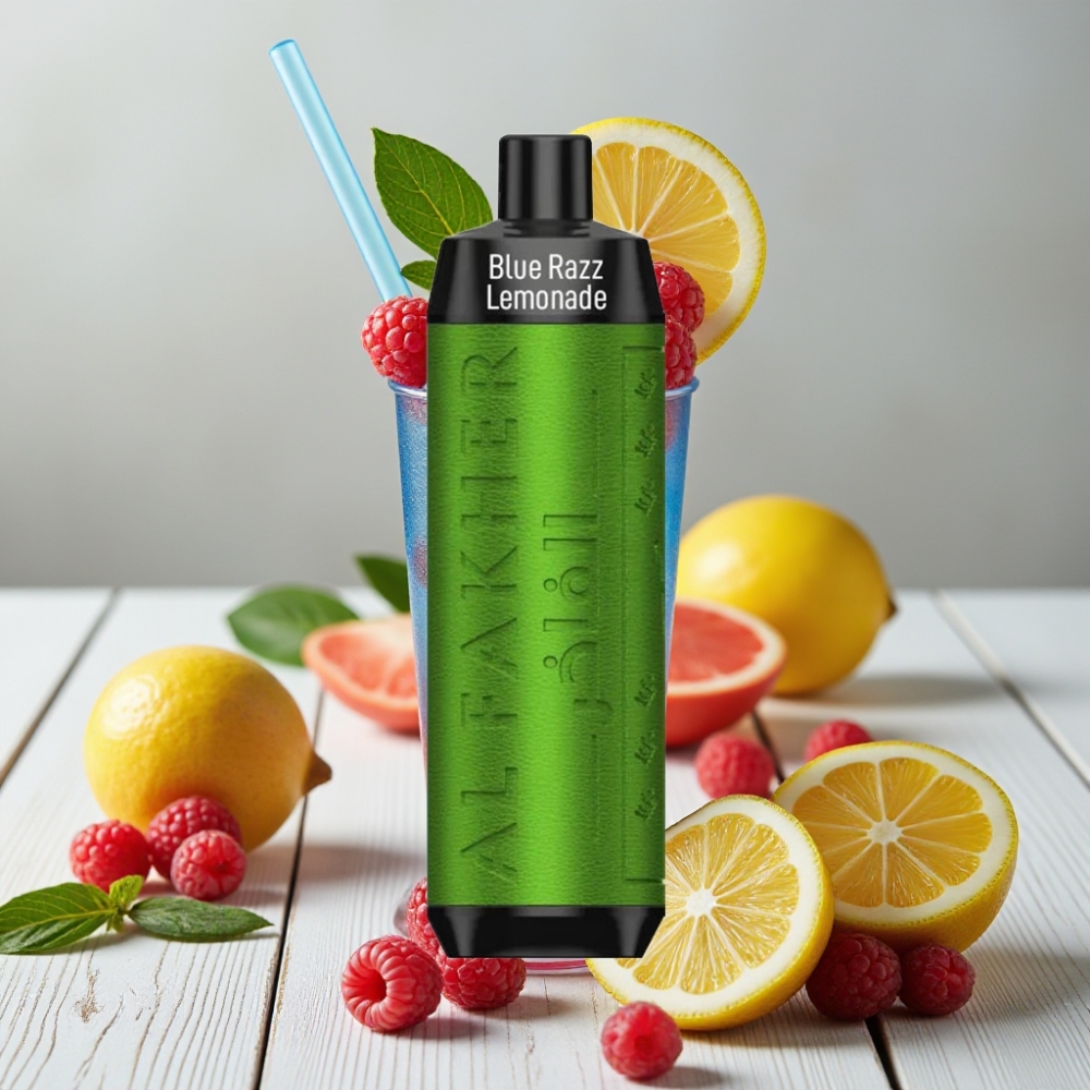 Al Fakher Crown Bar 8000 Crystal Tek Kullanımlık Vape Mavi Ahudulu Limonata – 18ml 8000 Puff 5mg