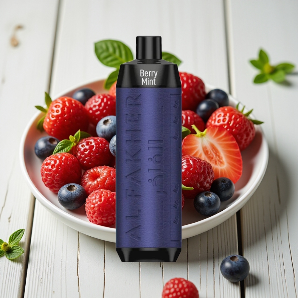 Al Fakher Crown Bar 8000 Crystal Tek Kullanımlık Vape Meyve Naneli – 18ml 5mg 8000 Puff