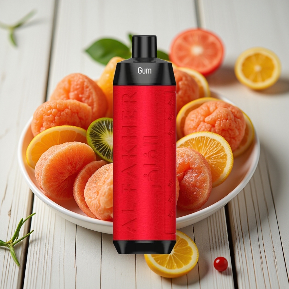 Al Fakher Crown Bar 8000 Crystal Tek Kullanımlık Vape Sakız Aromalı 18ml 8000 Puff USB-C