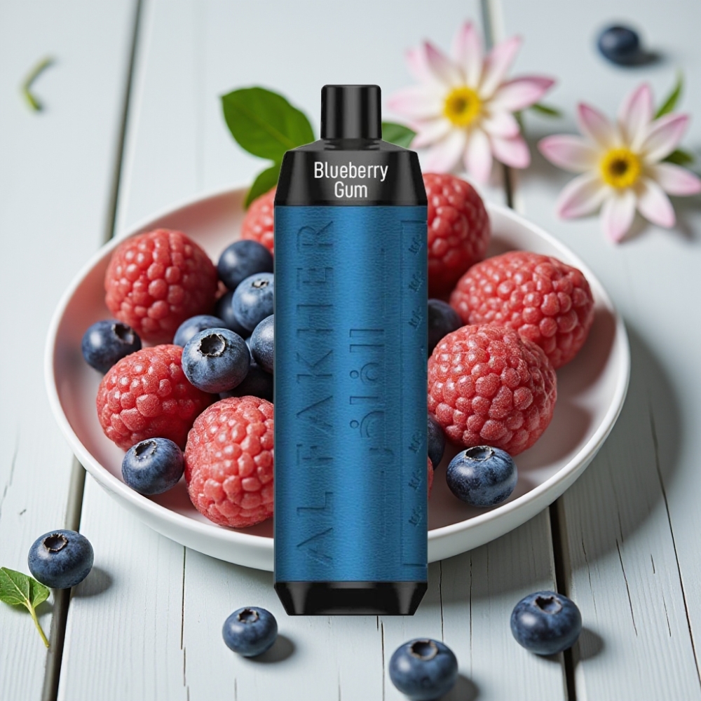 Al Fakher Crown Bar 8000 Crystal Tek Kullanımlık Vape Yaban Mersimi Sakız – 18ml 8000 Puf 5mg Nikotin