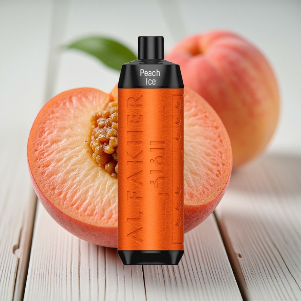 Al Fakher Crown Bar 8000 Crystal Tek Kullanımlık Vape Şeftali Buz – 18ml 8000 Puff Type-C