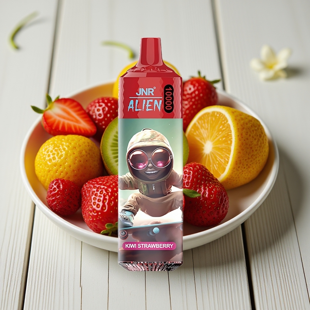 JNR Alien 10000 Puffs Kivi Çilek Aromalı - 850mAh 20ml Type-C RGB LED