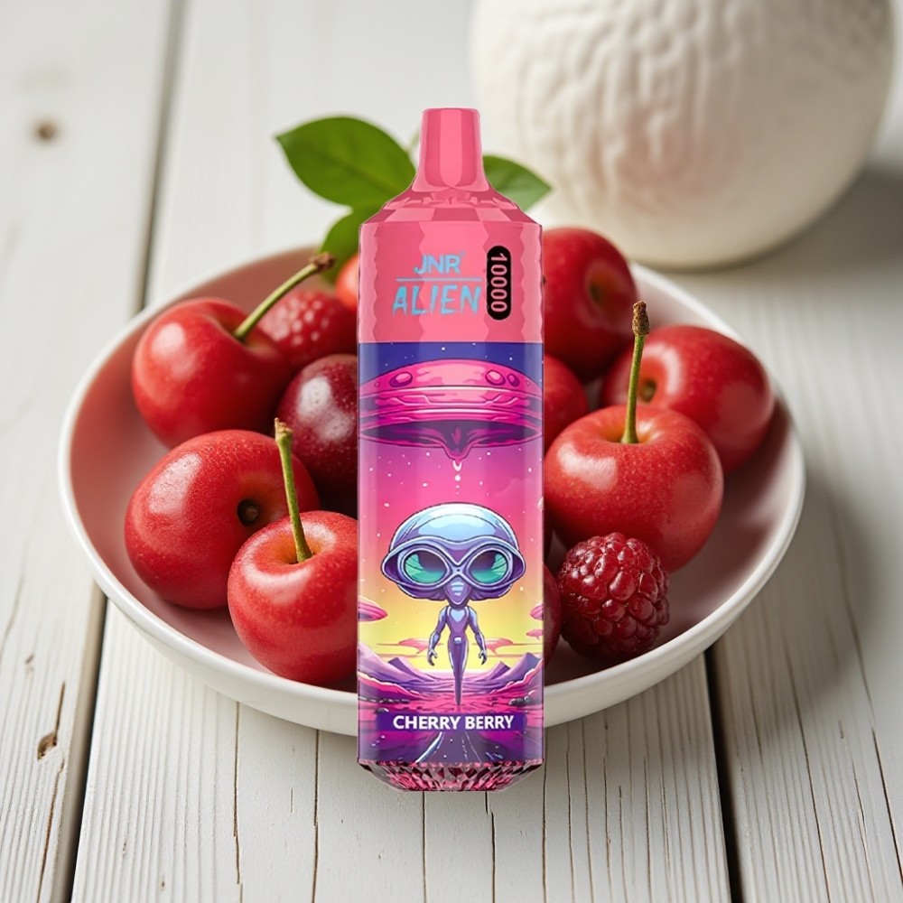 JNR Alien 10000 Puffs Çilek Frenk Üzümü 850mAh 20ml Type-C RGB