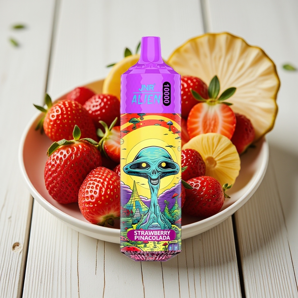 JNR Alien 10000 Puffs Çilekli Pina Colada 850mAh 20ml Type-C RGB