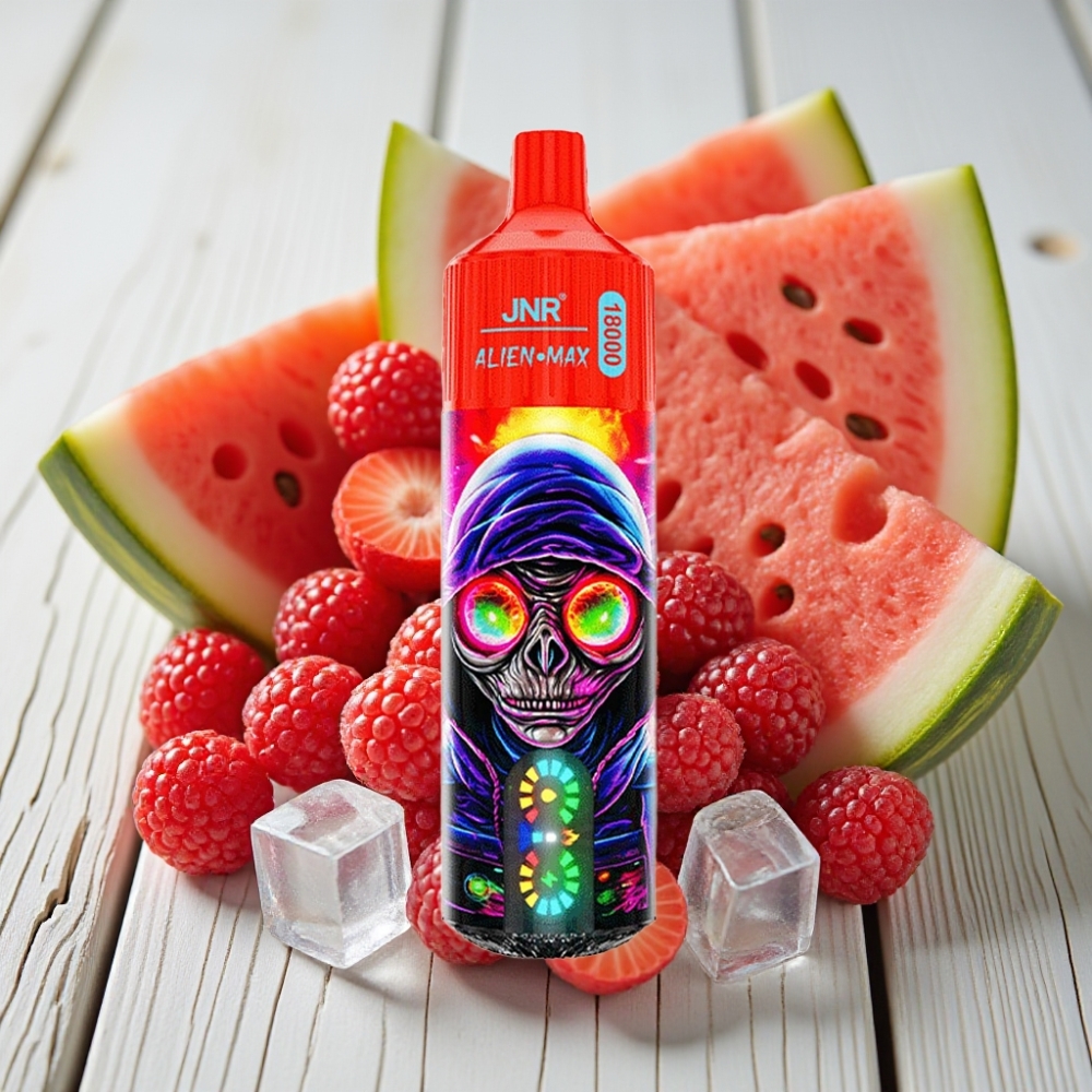 JNR Alien Max 18000 Puffs Ahududu Karpuz Buz 28ml 850mAh Type-C