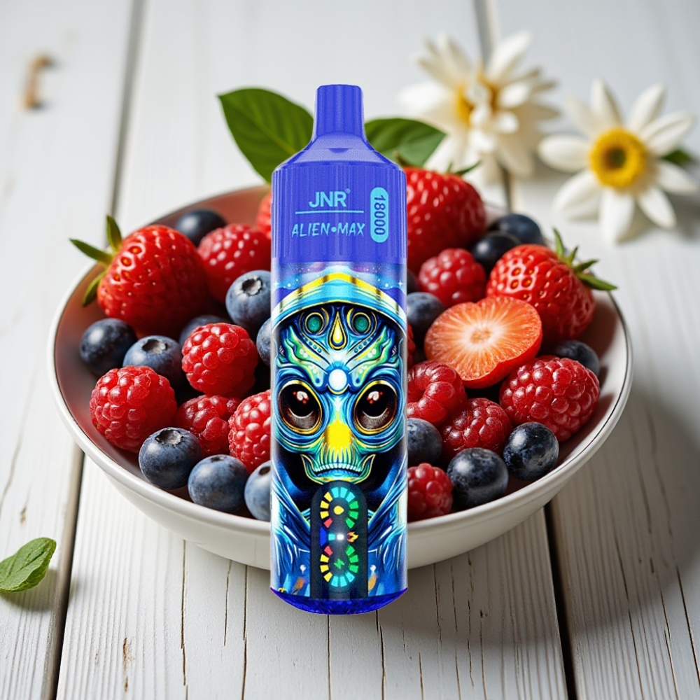 JNR Alien Max 18000 Puffs Karışık Meyveler Akıllı LED Ekran 850mAh 28ml