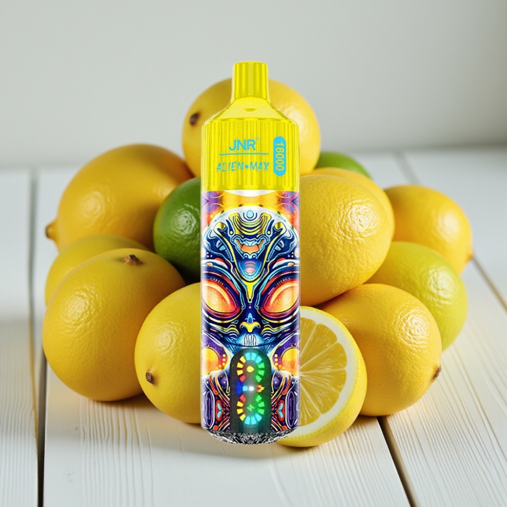 JNR Alien Max 18000 Puffs Limon  Lime Akıllı LED Ekran 28ml 850mAh