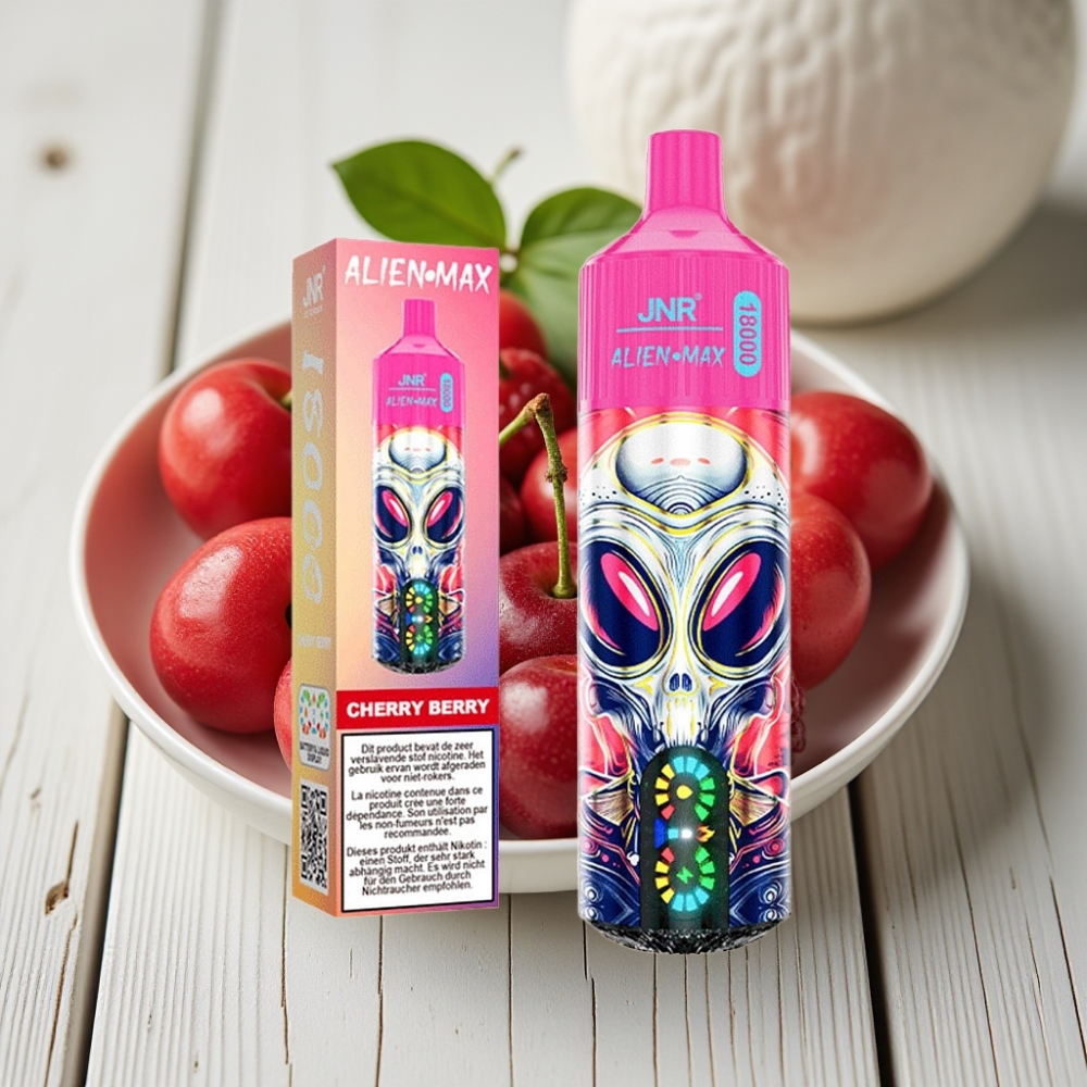 JNR Alien Max 18000 Puffs Çilek Meyve Aroması 28ml 850mAh Type-C