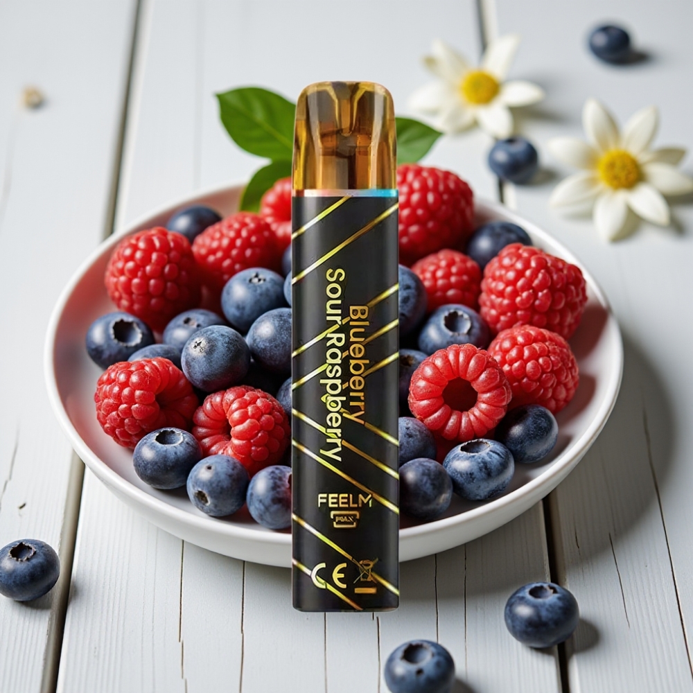 JNR BlackGolden 600+200 Puffs Kullan-At Vape Yaban Mersini Ekşi Ahududu 800 Puffs 550mAh