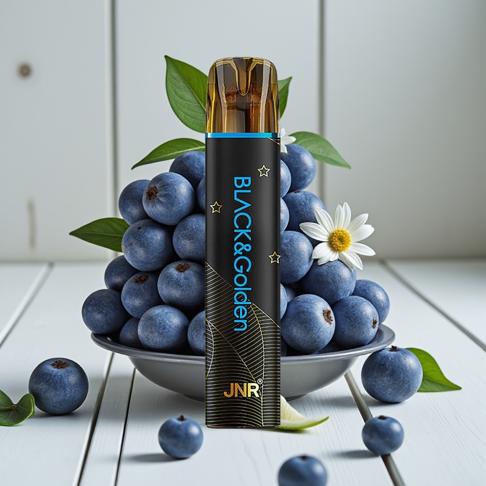 JNR BlackGolden 600+200 Puffs Tek Kullanımlık Vape Bay Mavi 800 Puff 550mAh 2ml