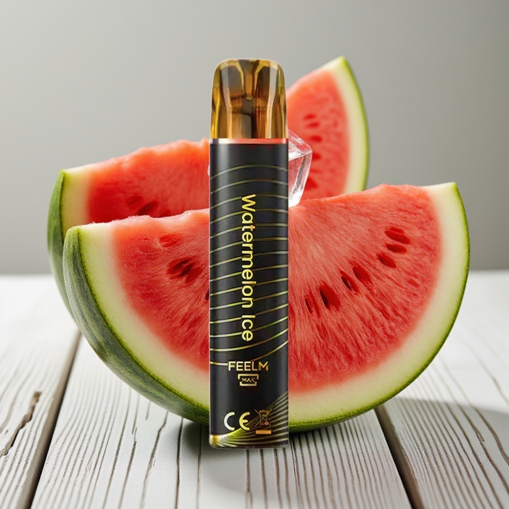JNR BlackGolden 600+200 Puffs Tek Kullanımlık Vape Karpuz Buzlu 800 Puffs 550mAh 2ml