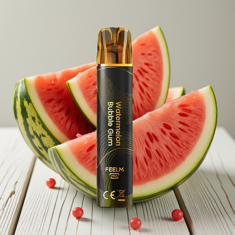 JNR BlackGolden 600+200 Puffs Tek Kullanımlık Vape Karpuzlu Balon Şeker Aromalı 800 Puff 550mAh 2ml