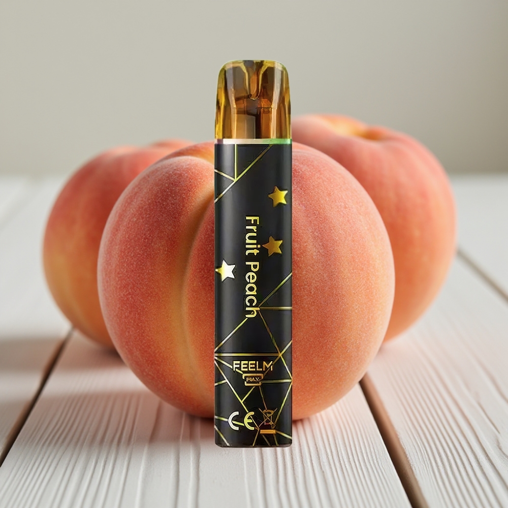 JNR BlackGolden 600+200 Puffs Tek Kullanımlık Vape Şeftali Aromalı 800 Puff 550mAh
