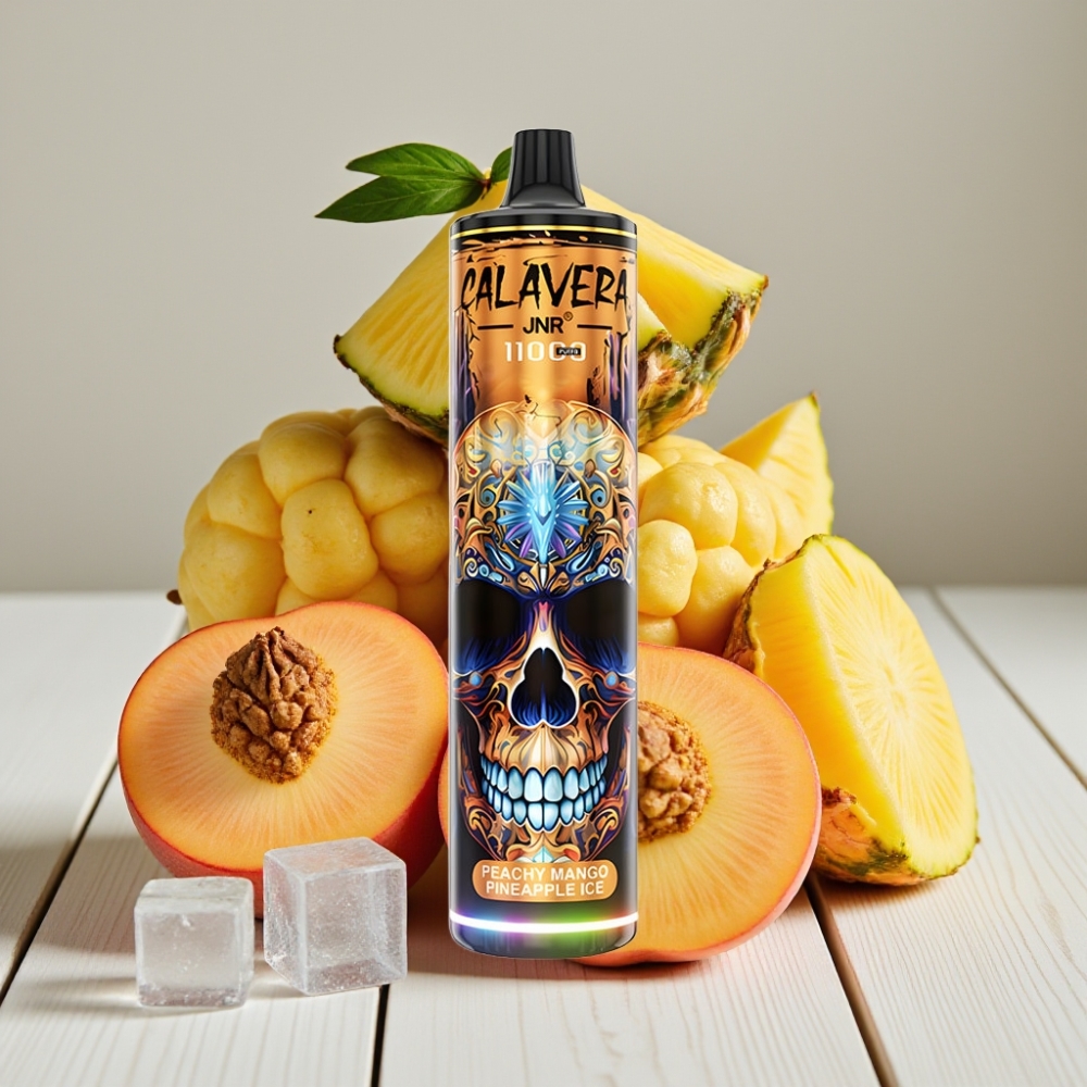 JNR Calavera 11000 Puff Nargile Tip 850mAh 21ml Şeftali Mango Ananas Buz