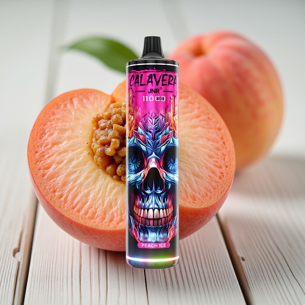 JNR Calavera 11000 Puff Şeftali Buz - Type-C 850mAh 21ml 10ohm