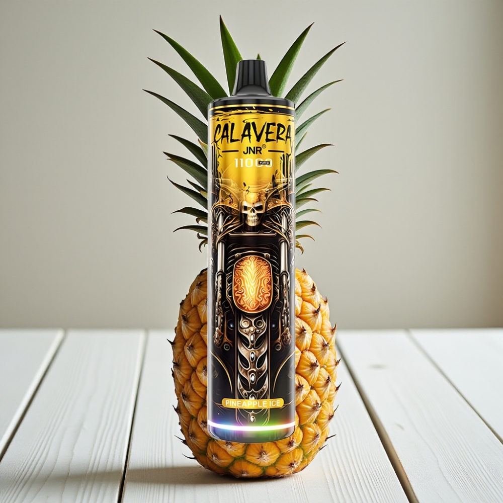 JNR Calavera 11000 Puffs Tek Kullanımlık Vape Ananas Buz 850mAh 21ml 10ohm
