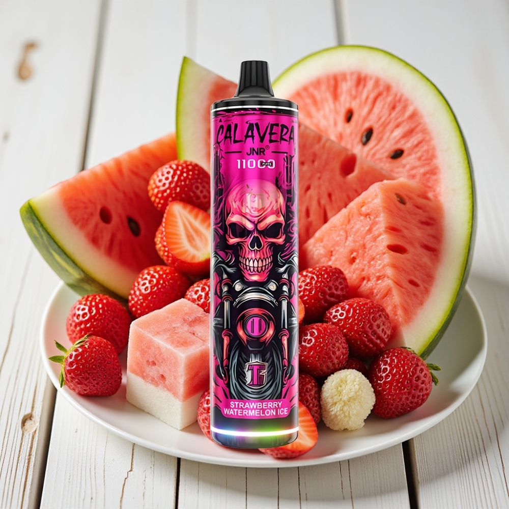 JNR Calavera 11000 Puffs Tek Kullanımlık Vape Çilek Karpuz Buz Type-C 850mAh 21ml