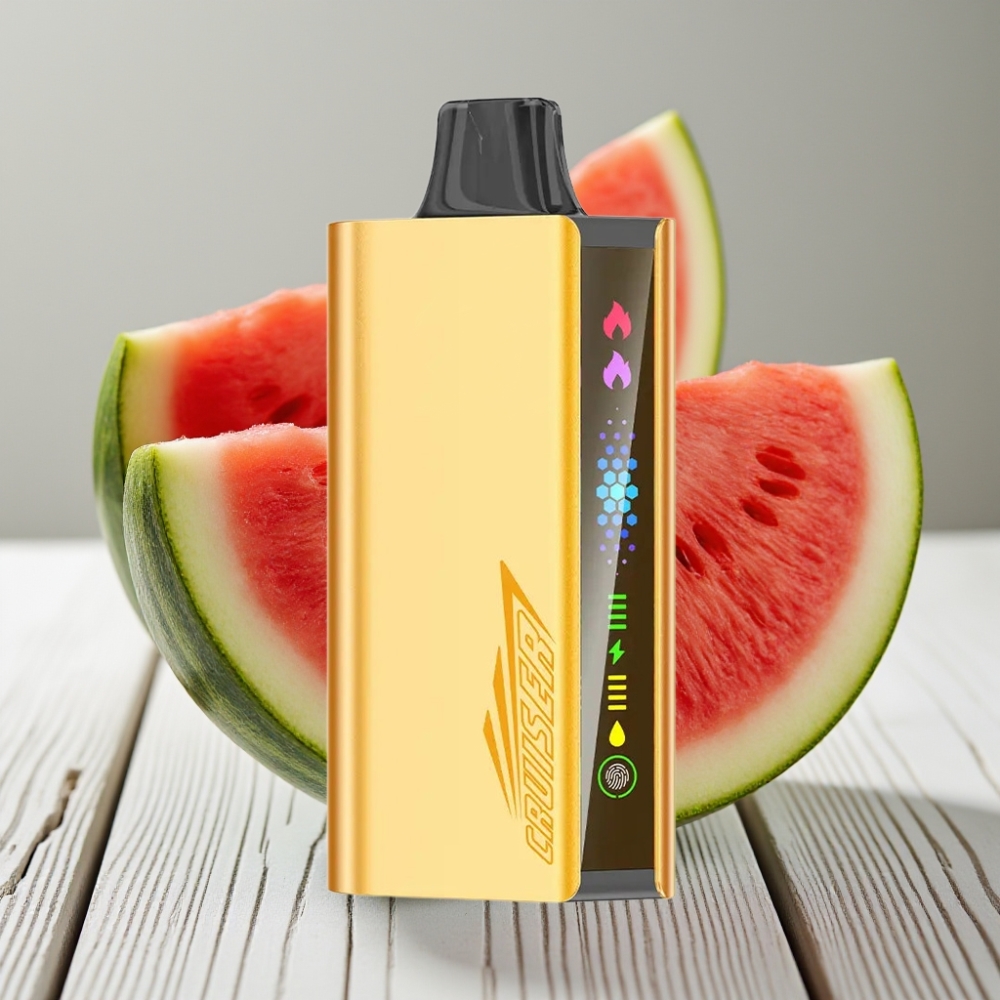 JNR Cruiser 12000 Puffs Şarjsız Tek Kullanımlık Vape Karpuz Nanesi 25ml 3500mAh 12ohm