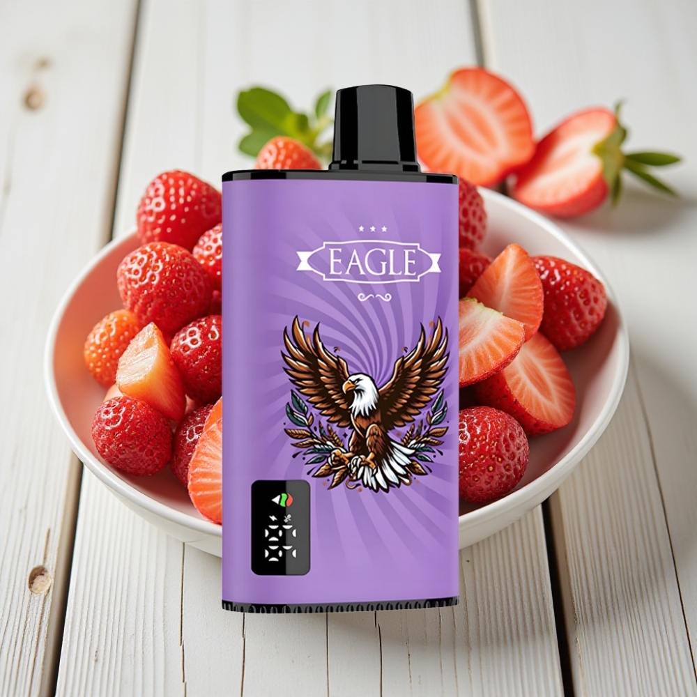 JNR EAGLE Smart 23000 Puff Çilek Buz Tek Kullanımlık Vape - 25ml 750mAh Tip-C