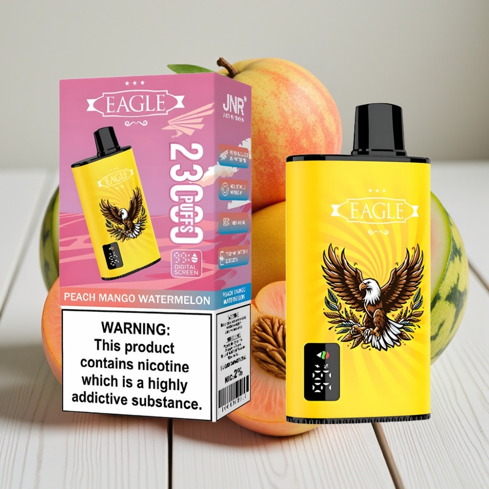 JNR EAGLE Smart 23000 Puff Şeftali Mango Karpuz Aromalı Tek Kullanımlık Vape - 25ml 750mAh Type-C