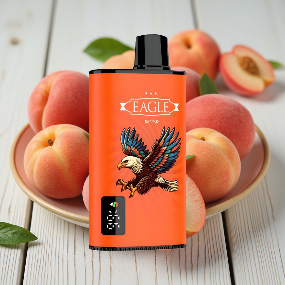 JNR EAGLE Smart 23000 Puffs Tek Kullanımlık Vape Şeftali Aromalı 25ml 750mAh 2 Nikotin