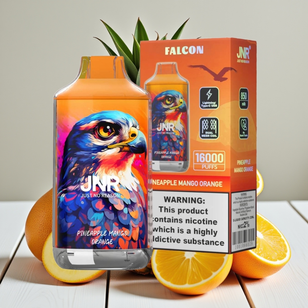 JNR Falcon 16000 Puffs Ananas Mango Portakal - 850mAh 22ml Dual Mesh