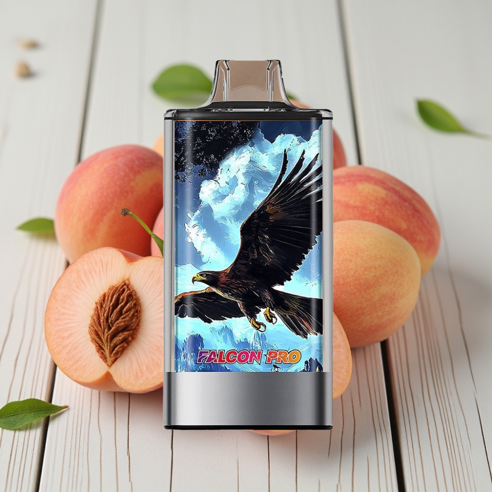 JNR Falcon Pro 28000 Tek Kullanımlık Vape Beyaz Şeftali Ahududu 30ml 950mAh 28000 Puff