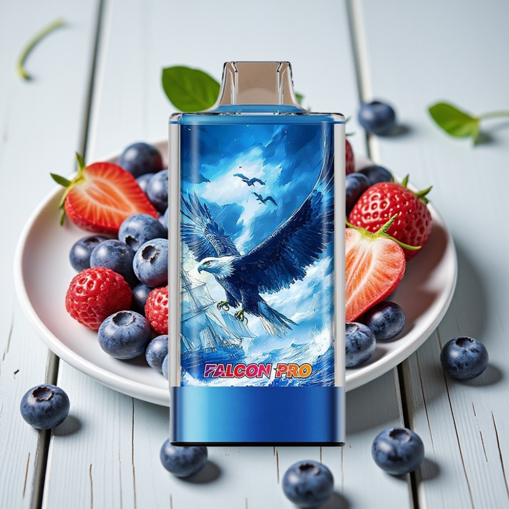 JNR Falcon Pro 28000 Tek Kullanımlık Vape Yaban Mersini Buz 30ml 950mAh 28000 Puff