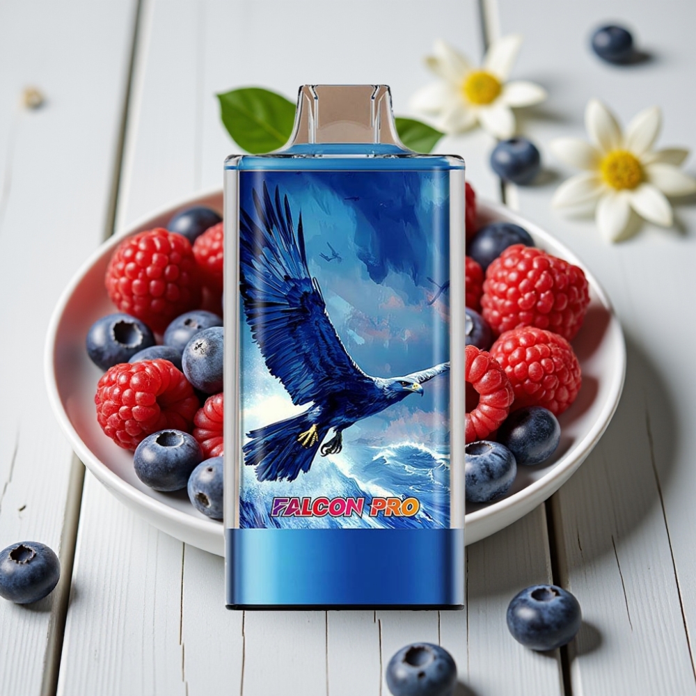 JNR Falcon Pro 28000 Tek Kullanımlık Vape Yaban Mersini Ekşi Ahududu 30ml 950mAh 28000 Puff