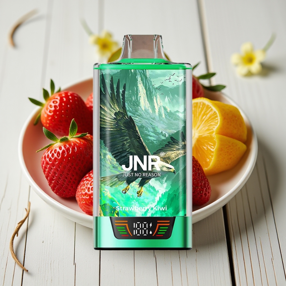 JNR Falcon Pro 28000 Tek Kullanımlık Vape Çilek Kivi - 28000 Puff 30ml 5 Nikotin