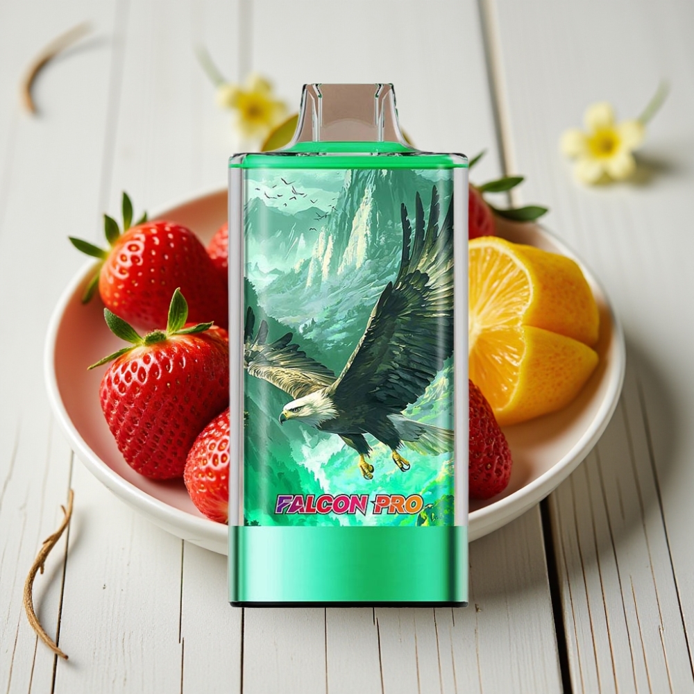 JNR Falcon Pro 28000 Tek Kullanımlık Vape Çilek Kivi - 28000 Puff 30ml 5 Nikotin