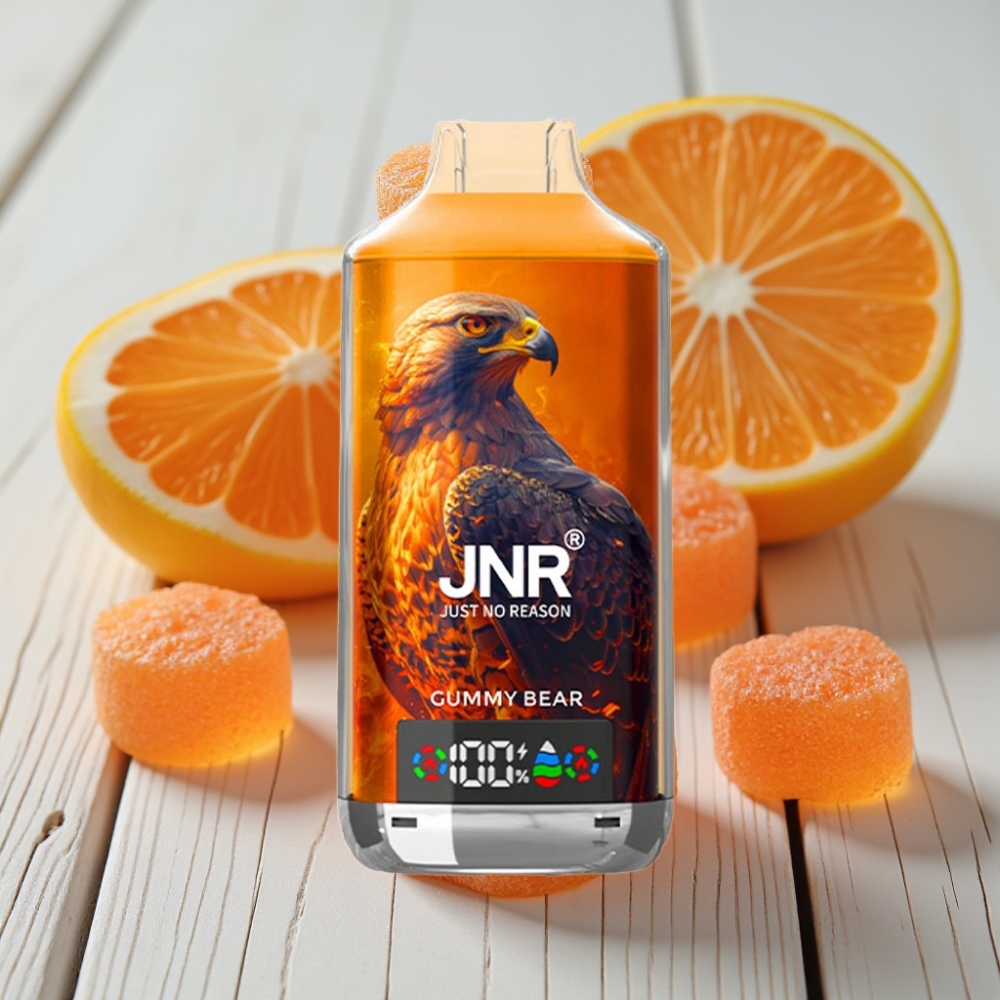 JNR Falcon X 18000 Puffs Jelibon Aromalı 24ml 750mAh Dual Mesh Coil