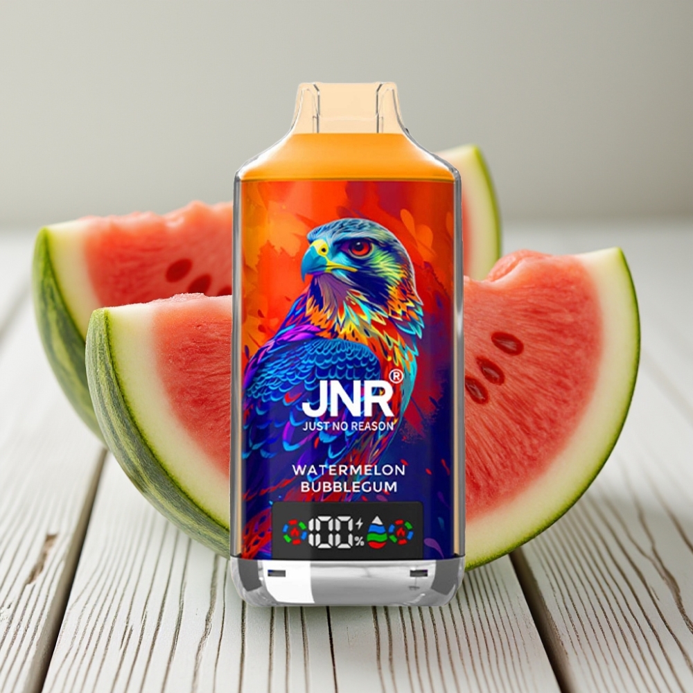JNR Falcon X 18000 Puffs Karpuzlu Bubblegum – 24ml 750mAh Dual Mesh Coil