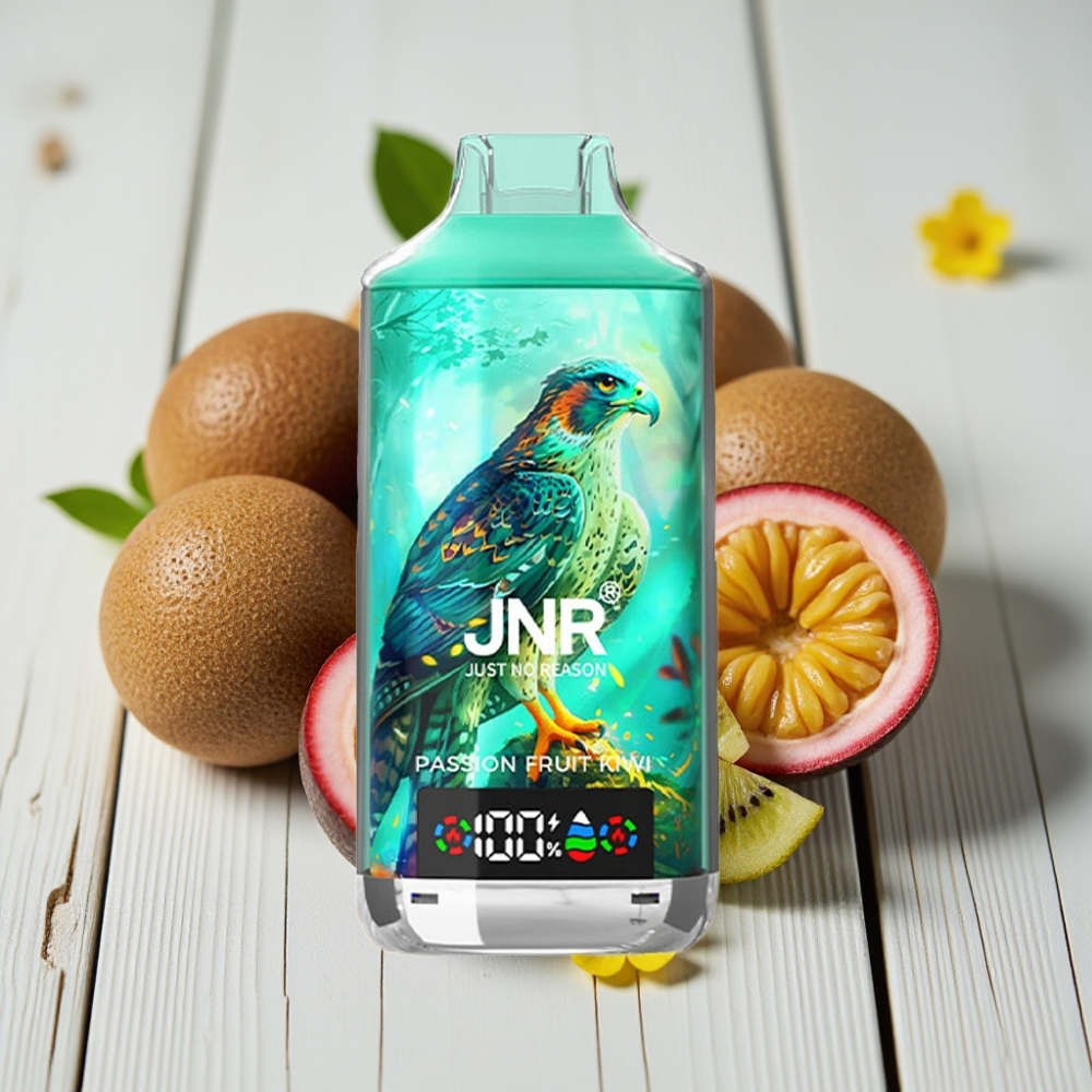 JNR Falcon X 18000 Puffs Çarkıfelek Meyvesi Kivi 24ml 750mAh Dual Mesh Coil Type-C