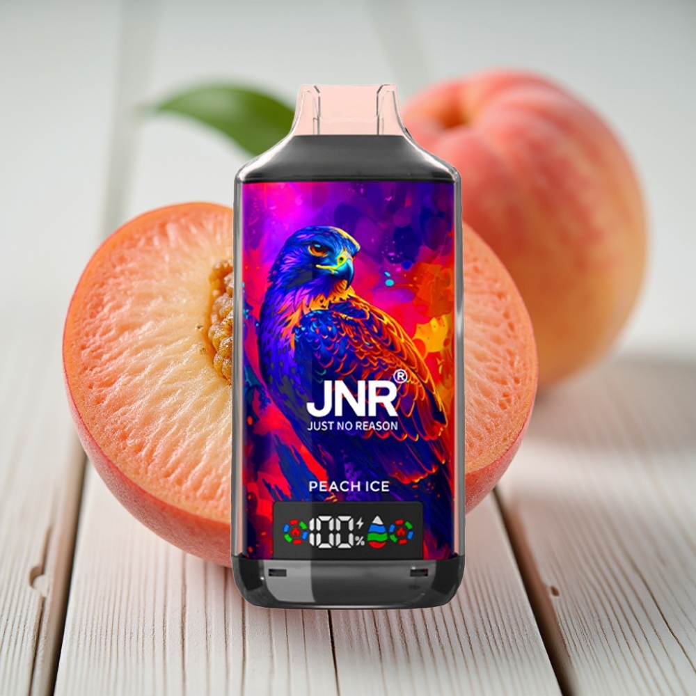 JNR Falcon X 18000 Puffs Şeftali Buz – 750mAh 24ml Dual Mesh Coil Type-C