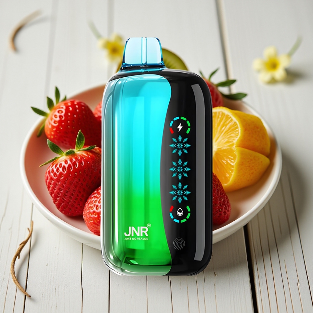 JNR Flex Ice 21000 Puffs Çilek Kivi Tek Kullanımlık Vape 26ml 1000mAh Type-C