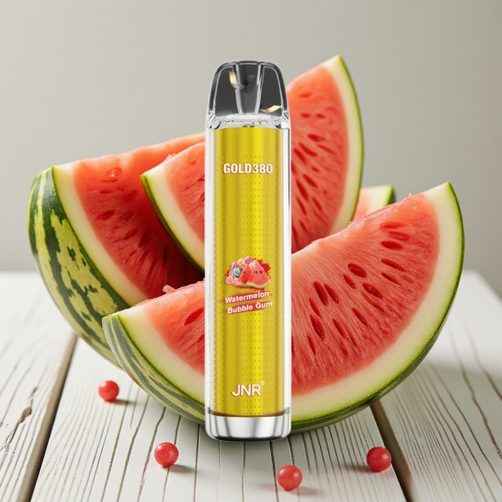 JNR Glod380 6000 Puff Tek Kullanımlık Vape Karpuzlu Sakız Aromalı 1500mAh 13ml