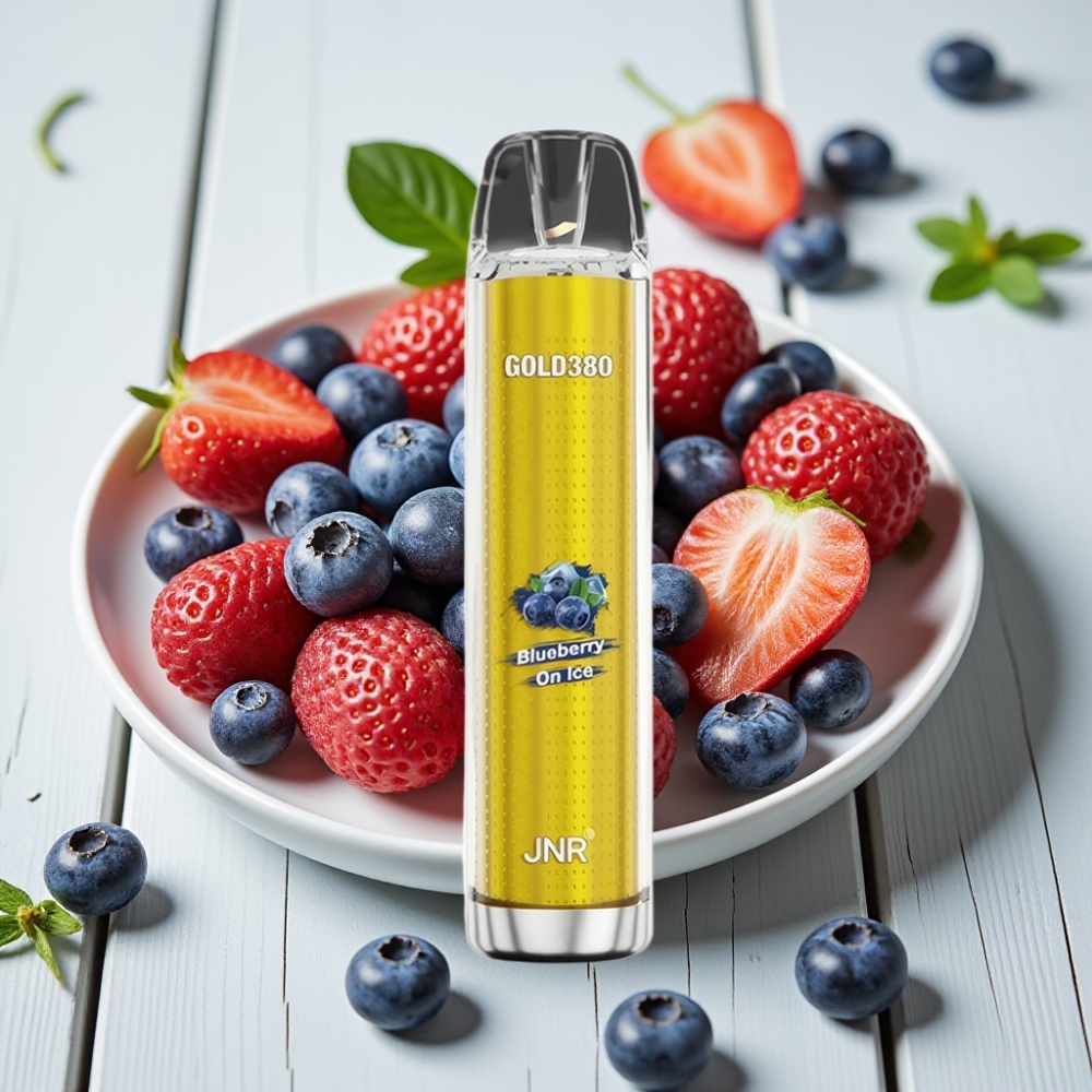 JNR Glod380 6000 Puffs Tek Kullanımlık Vape Blueberry Buzlu 6000 Puffs 1500mAh 13ml