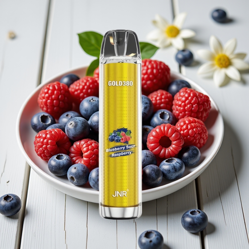 JNR Glod380 6000 Puffs Tek Kullanımlık Vape Yaban Mersini Ekşi Ahududu 1500mAh 13ml