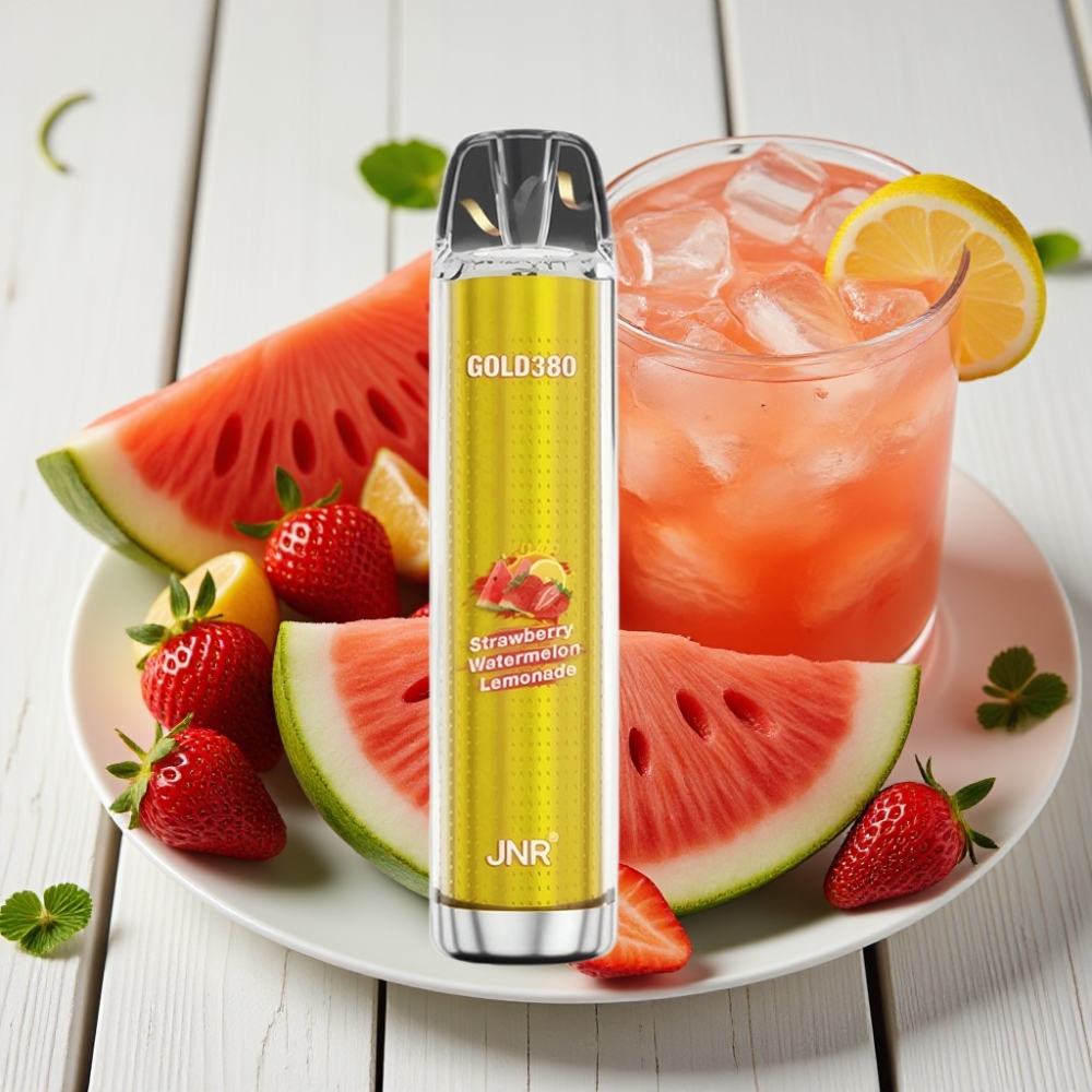 JNR Glod380 6000 Puffs Tek Kullanımlık Vape Çilek Karpuz Limonata 1500mAh 13ml