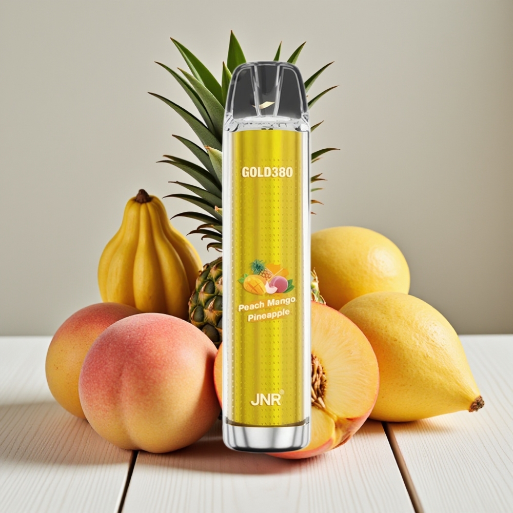 JNR Glod380 6000 Puffs Şeftali Mango Ananas 1500mAh 13ml