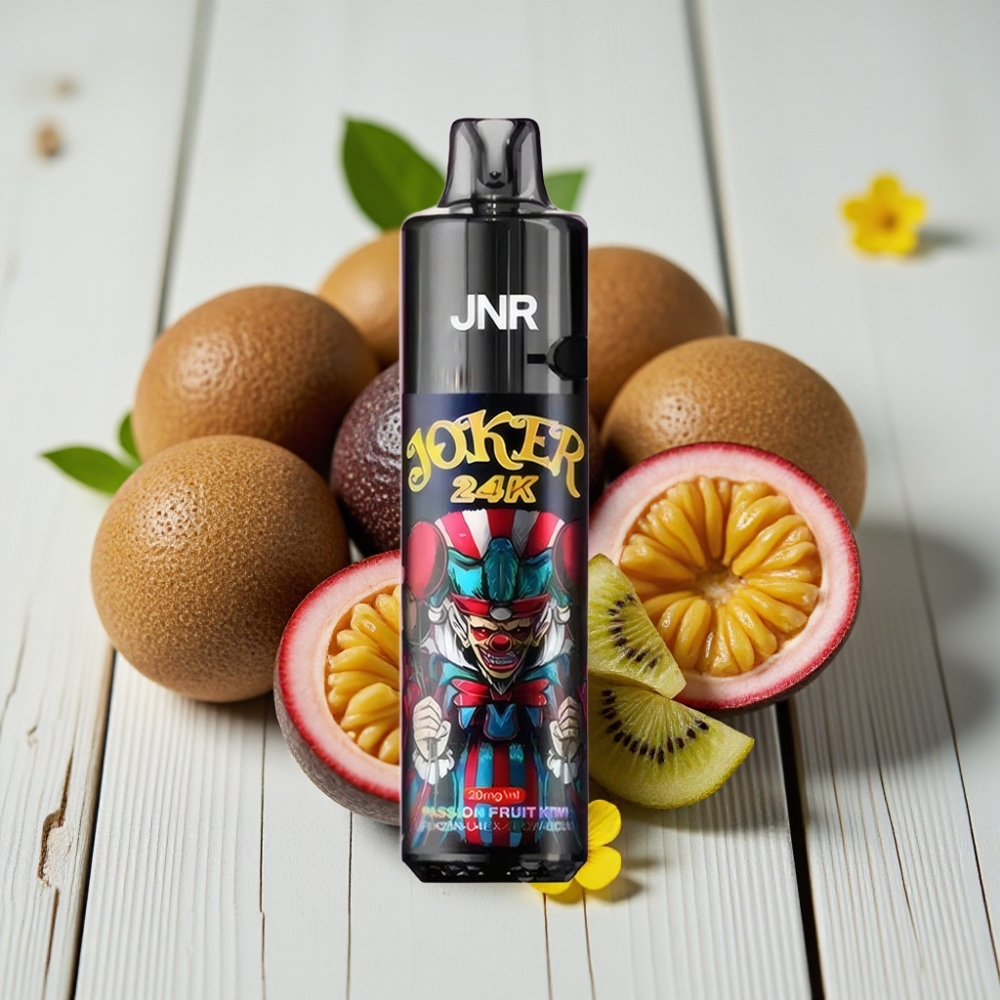JNR Joker 24K Puffs Tek Kullanımlık Vape Çarkıfelek Meyveli Kivi 2+10ml 800mAh 24000 Puffs