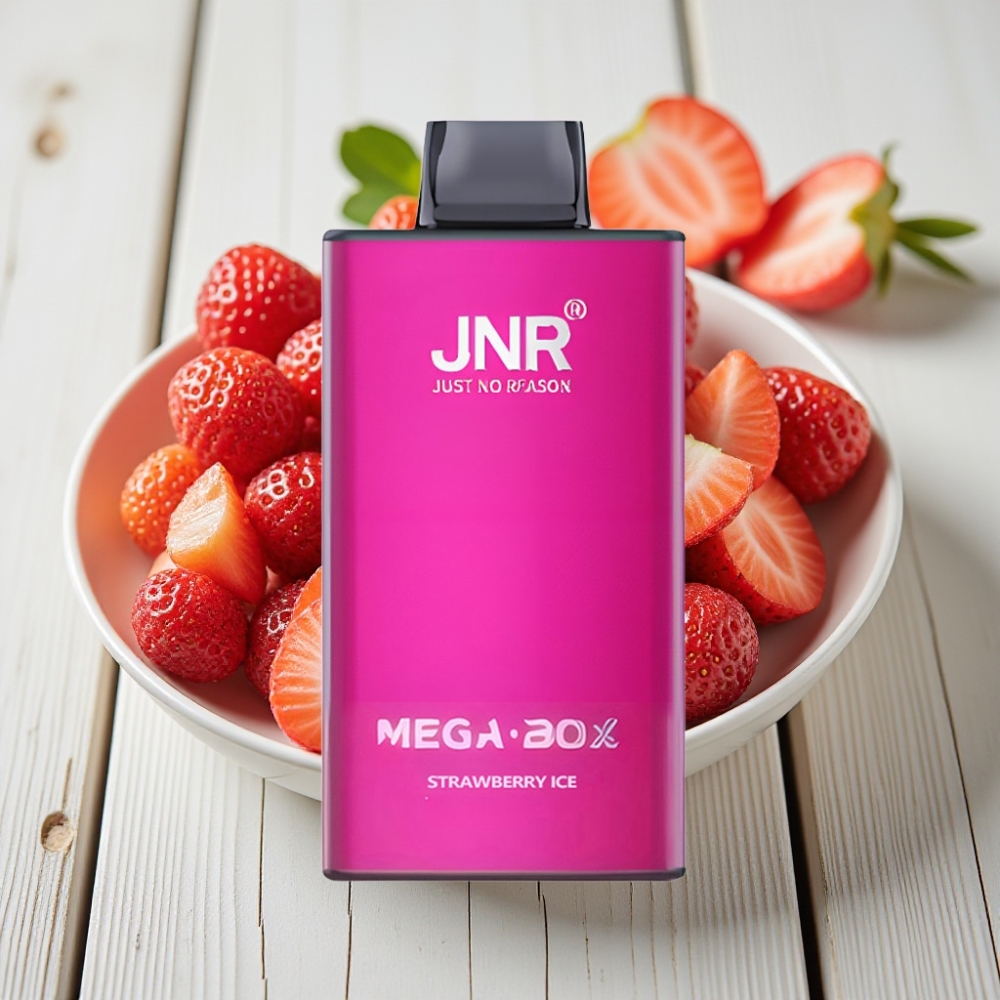 JNR Mega Box 25000 Puff Tek Kullanımlık Vape Çilek Buz – 30ml 850mAh Type-C