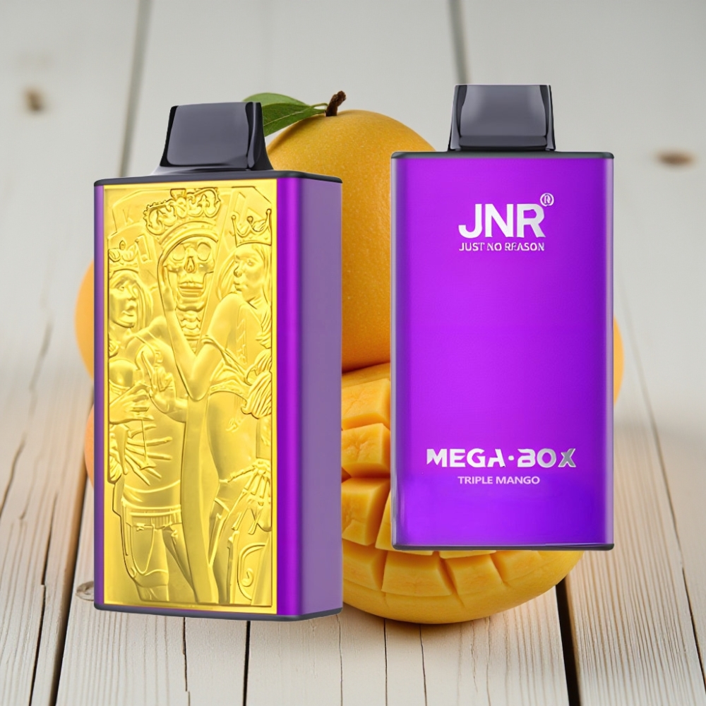 JNR Mega Box 25000 Puff Tek Kullanımlık Vape Üçlü Mango 30ml 850mAh